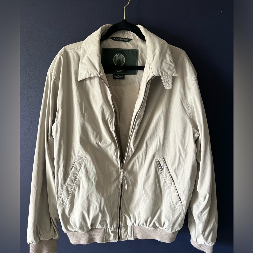 Vintage Waterproof cream jacket